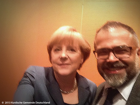 Bundeskanzlerin Angela Merkel und Ali Ertan Toprak