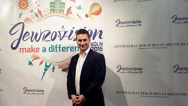 Cahit Başar, Generalsekretär der Kurdischen Gemeinde Deutschland ist zu Gast auf der Jewrovision 2015, dem größten jüdischen Song Contest in Europa