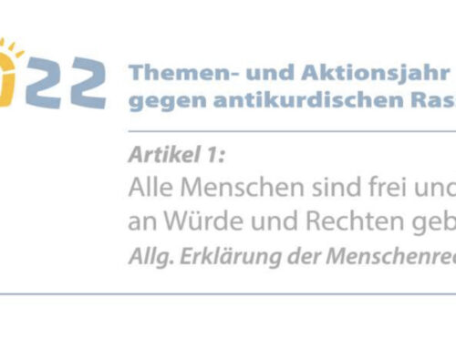 Kurdische Gemeinde Deutschland ruft für das Jahr 2022 zum Themen- und Aktionsjahr gegen antikurdischen Rassismus aus.