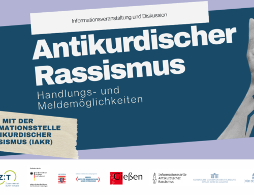 Online-Veranstaltung “Antikurdischer Rassismus: Handlungs- und Meldemöglichkeiten”