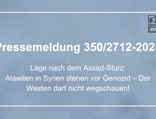 Lage nach dem Assad-Sturz:  Alawiten in Syrien stehen vor Genozid – Der Westen darf nicht wegschauen!