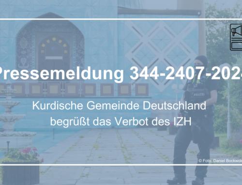 Kurdische Gemeinde Deutschland begrüßt das Verbot des IZH