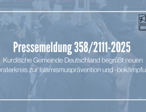 Kurdische Gemeinde Deutschland begrüßt neuen Beraterkreis zur Islamismusprävention und -bekämpfung