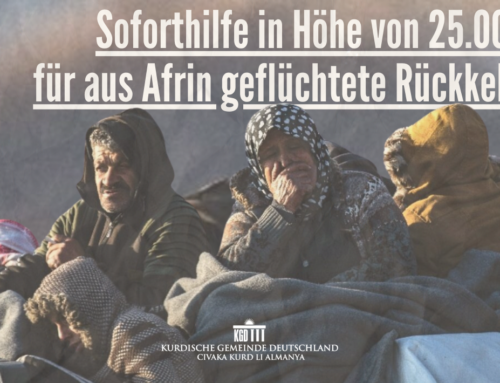 Sofortspende-Aktion für aus Afrin geflüchtete Rückkehrer