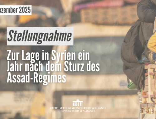 Stellungnahme der Kurdischen Gemeinde Deutschland zur Lage in Syrien ein Jahr nach dem Sturz des Assad-Regimes