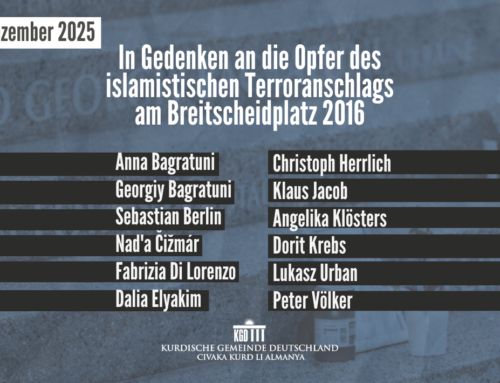 In Gedenken an die Opfer des islamistischen Terroranschlags am Breitscheitplatz 2016