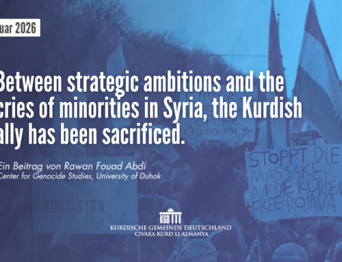 Between strategic ambitions and the cries of minorities in Syria, the Kurdish ally has been sacrificed – Ein Beitrag von Rawan Fouad Abdi