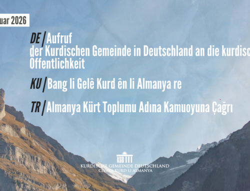 Aufruf der Kurdischen Gemeinde in Deutschland an die kurdische Öffentlichkeit