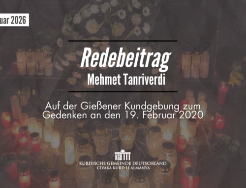 Redebeitrag von Mehmet Tanriverdi auf der Gießener Kundgebung zum Gedenken an den 19. Februar 2020