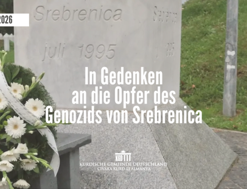 In Gedenken an die Opfer des Genozids von Srebrenica