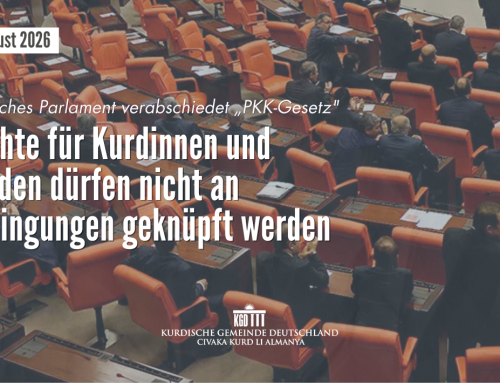 Türkisches Parlament verabschiedet “PKK-Gesetz”: Rechte für Kurden dürfen nicht an Bedingungen geknüpft werden