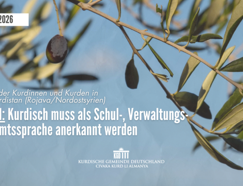 Rechte der Kurden in Westkurdistan (Rojava/Nordostsyrien): Kurdisch muss als Schul-, Verwaltungs- und Amtssprache anerkannt werden