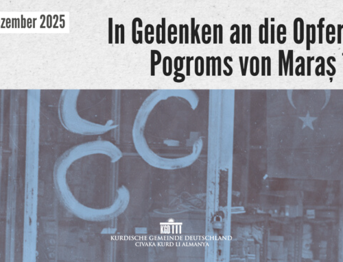 In Gedenken an die Opfer des Pogroms von Maraş 1978