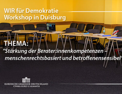 WIR für Demokratie Workshop in Duisburg